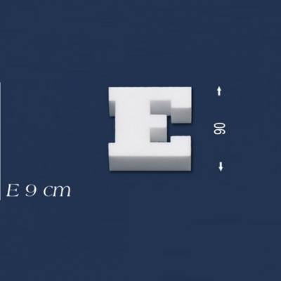 Buchstabe "E" - Größe 9 cm