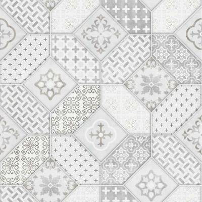 Erismann Imitations | 631510 | Vliestapete 3D Tapete | 0.53 m x 10.05 m | Grau