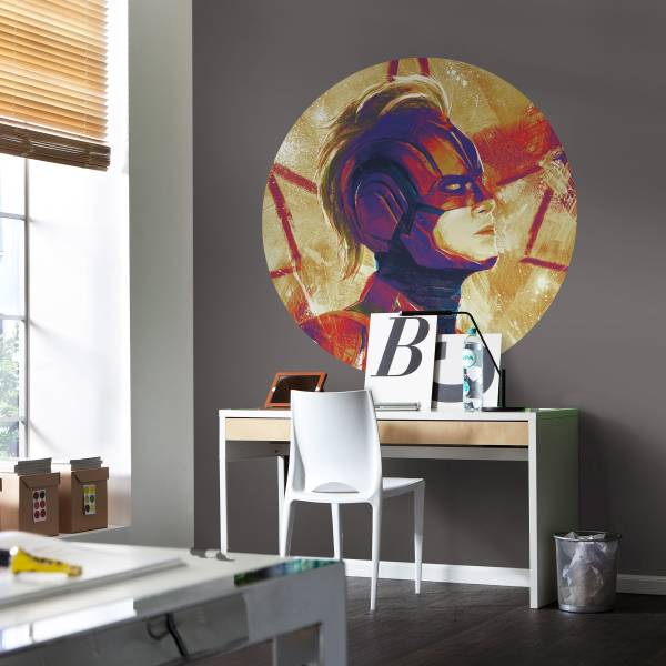 Komar Fototapete Marvel Avengers Painting Captain Helmet 125 x 125 cm Vlies Selbstklebend Irokese Komar Fototapete Marvel Avengers Painting Captain Helmet 125 x 125 cm Vlies Selbstklebend Irokese