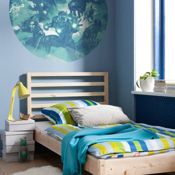 Komar Fototapete Marvel Dot Avengers Blue Power 125 x 125 cm Vlies Selbstklebend Dot Superhelden Komar Fototapete Marvel Dot Avengers Blue Power 125 x 125 cm Vlies Selbstklebend Dot Superhelden