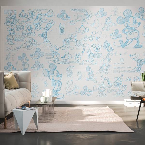 Komar Fototapete Disney Micky Sketches 250 x 400 cm Vlies Micky Sketches Oldschool Micky Maus Comics Komar Fototapete Disney Micky Sketches 250 x 400 cm Vlies Micky Sketches Oldschool Micky Maus Comics