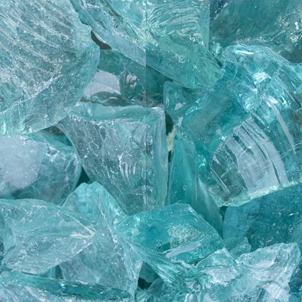 Glas Turquoise SS 40 - 80 mm |Glasbrocken Naturstein Türkis Gartendeko Gartensteine GSH Glas Turquoise SS 40 - 80 mm |Glasbrocken Naturstein Türkis Gartendeko Gartensteine GSH