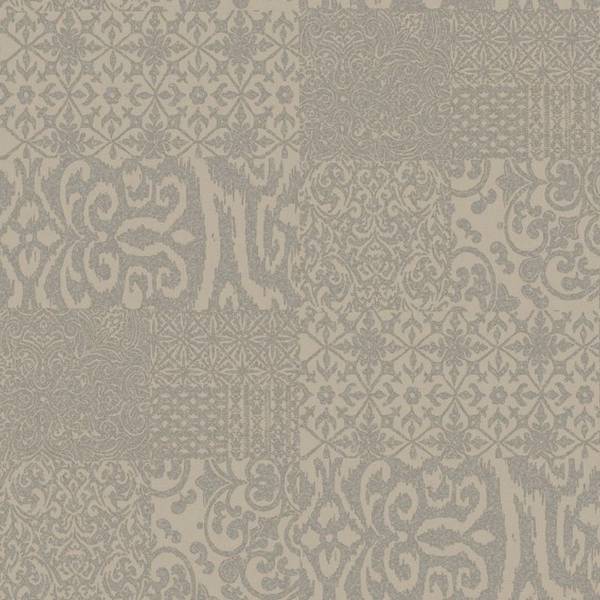 DesignID | VERDE 2 | 219148 | Vliestapete | Vintage | Retro | 0.53 x 10.05 m | Grau