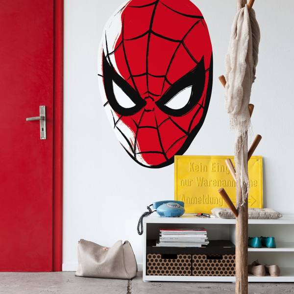 Komar Fototapete Marvel Spider-Man Headshot 125 x 125 cm Vlies Selbstklebend Avengers Spinne Komar Fototapete Marvel Spider-Man Headshot 125 x 125 cm Vlies Selbstklebend Avengers Spinne