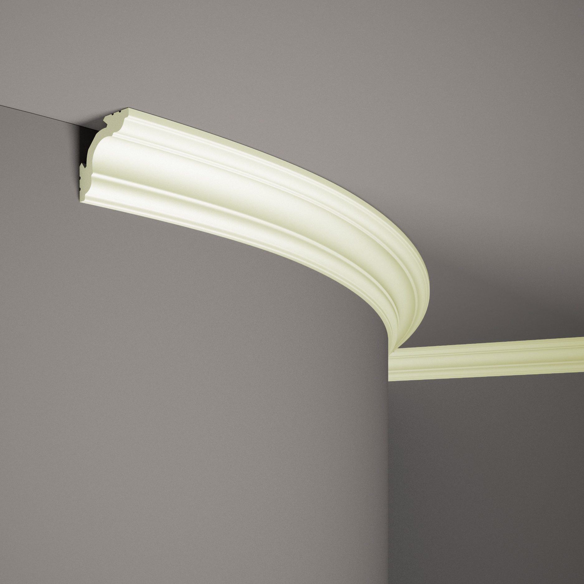Moulure Mardom MDA106 Profoam – 75x75x2000 Mm – Blanc Doucine – Profilé Polyuréthane
