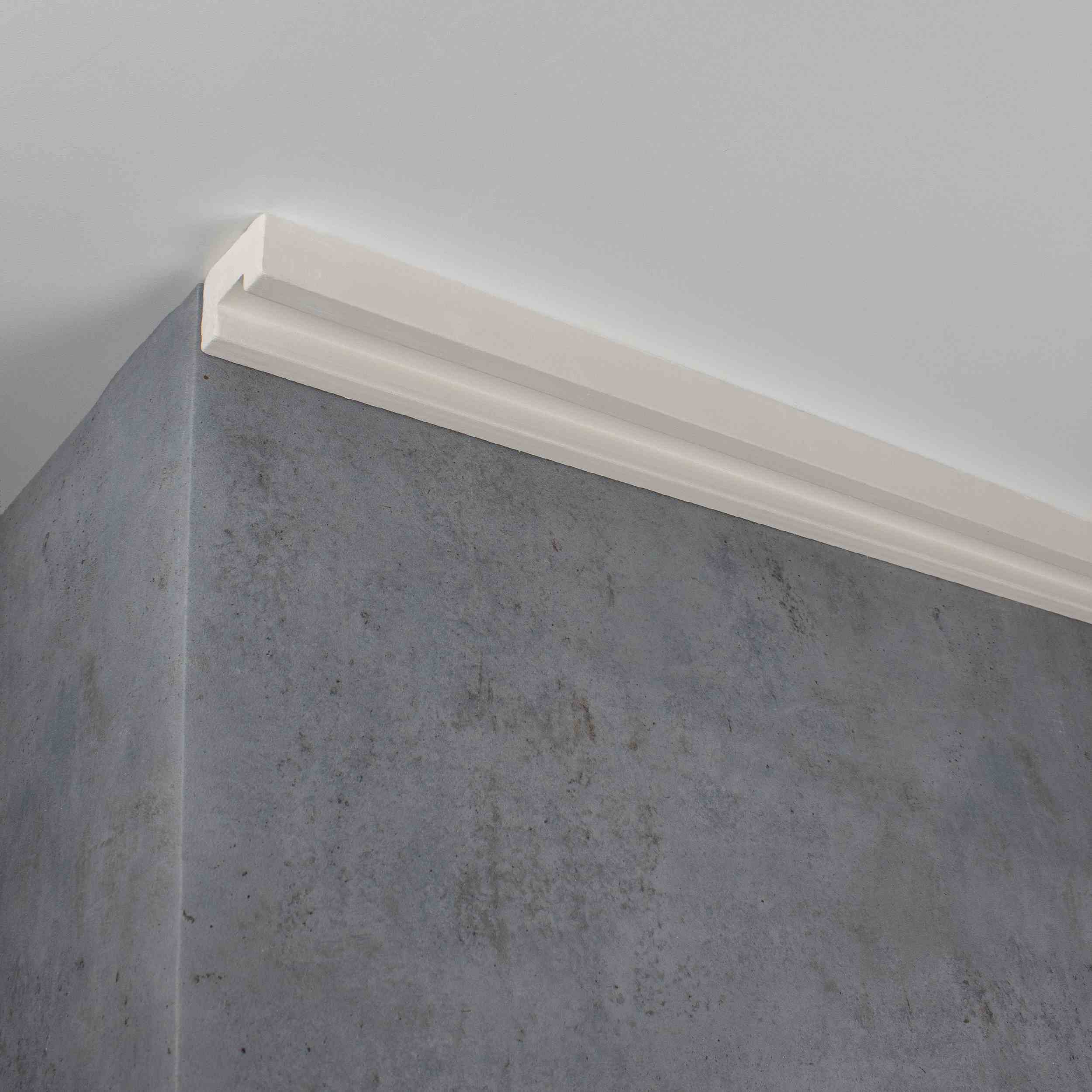 PROVISTON | Gipsleiste &amp;quot;ML-73&amp;quot; | Echter Gipsstuck | 47 x 33 x 1000 mm ...