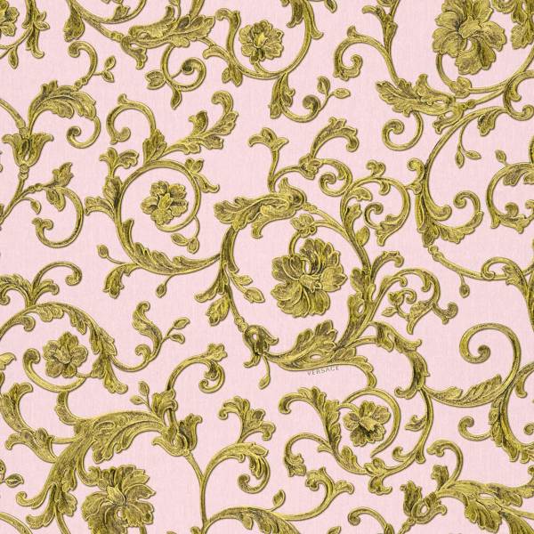A.S. Creation | Versace 3 | 343264 | Vliestapete | Vintage | Retro | 0.7 x 10.05 m | Grün