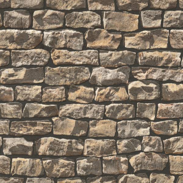 A.S. Creation | Pop Up Panels 3D | 955741 | Vliestapete | Steinoptik | 0.52 x 2.5 m | Beige