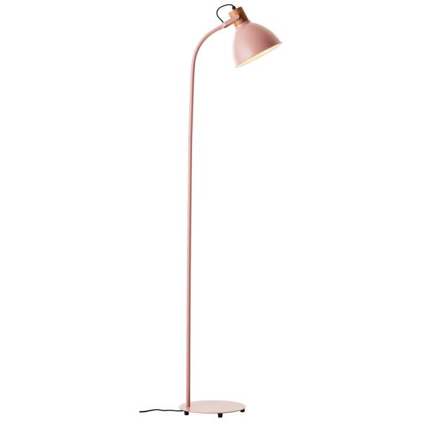 Stehleuchte 150 x 35 x 25 cm Rosa Holz Stehlampe Modern Skandi Harmonisch Stehleuchte 150 x 35 x 25 cm Rosa Holz Stehlampe Modern Skandi Harmonisch