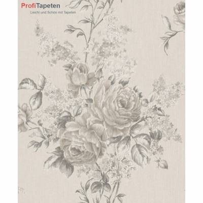 Rasch Textil Cassata | 077543 | Vliestapete Muster & Motive | 0.53 m x 10.05 m | Beige