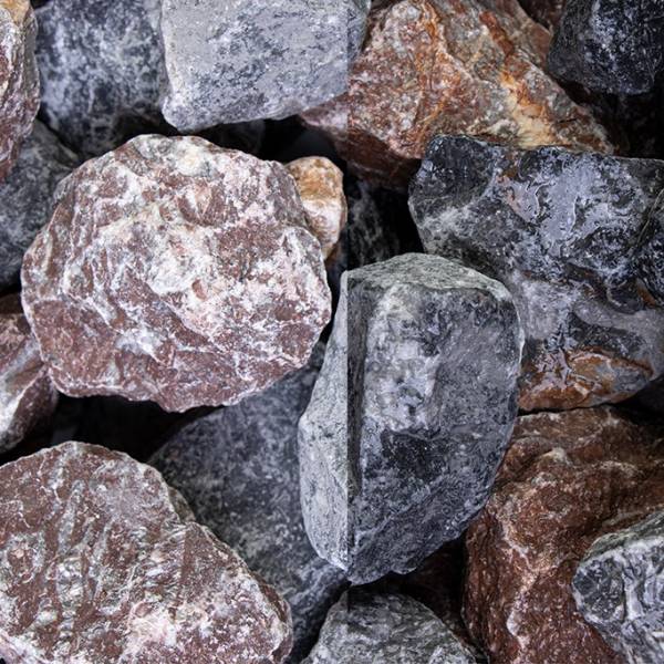 Alpenmix SS 32 - 60 mm Ziersplitt MIX Steinschlag Grau Schwarz Weiß Rot Gartendeko GSH Alpenmix SS 32 - 60 mm Ziersplitt MIX Steinschlag Grau Schwarz Weiß Rot Gartendeko GSH