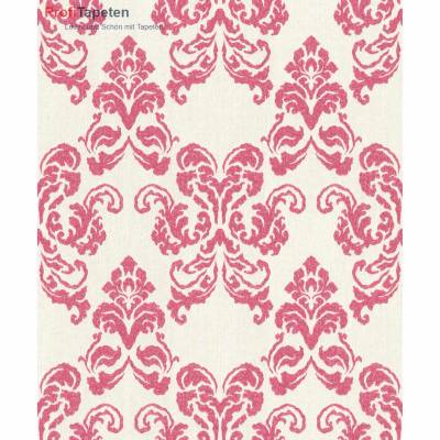 Rasch Textil Pompidou | 072135 | Vliestapete Muster & Motive | 0.53 m x 10.05 m | Rot