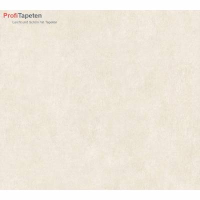 A.S. Creation Cappuccino | 562234 | Vliestapete Einfarbig | 0.53 m x 10.05 m | Creme