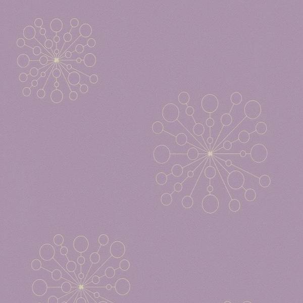 A.S. Creation | Scandinavian 2 | 367842 | Vliestapete | Blumenoptik | 0.53 x 10.05 m | Lila