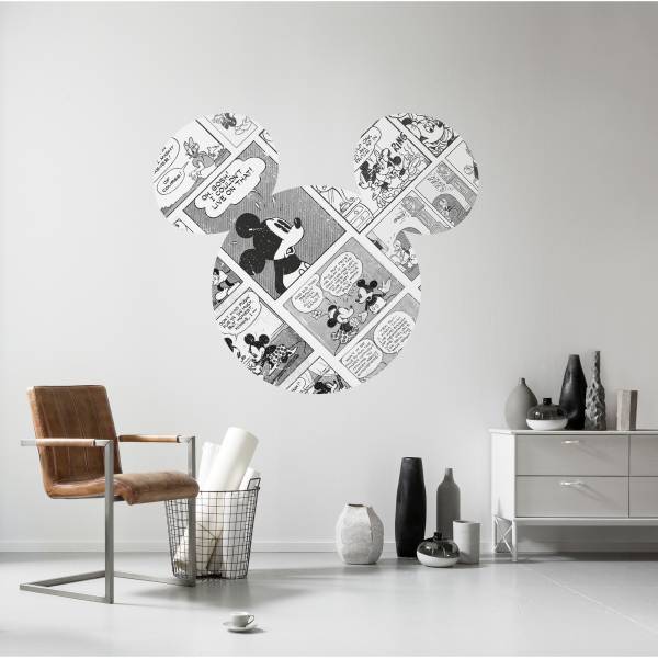 Komar Fototapete Disney Dot Micky Head Comic Cartoon 125 x 125 cm Wandtattoo Vlies Selbstklebend Komar Fototapete Disney Dot Micky Head Comic Cartoon 125 x 125 cm Wandtattoo Vlies Selbstklebend