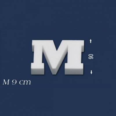 Buchstabe "M" - Größe 9 cm