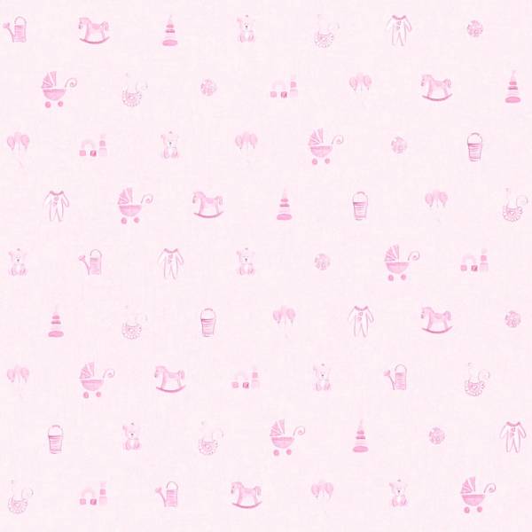 A.S. Creation | Little Stars | 358541 | Vliestapete | 3D Optik | 0.53 x 10.05 m | Rosa