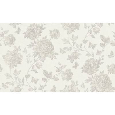 Erismann Vintage | 633531 | Vinyltapete Vintagetapete | 0.53 m x 10.05 m | Grau