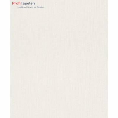 Rasch Textil Cassata | 077109 | Vliestapete Einfarbig | 0.53 m x 10.05 m | Creme