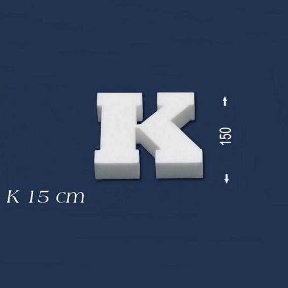 Deko Buchstabe K 150 mm Styropor Buchstabe 3D Buchstabe Weiß Wiesemann Deko Buchstabe K 150 mm Styropor Buchstabe 3D Buchstabe Weiß Wiesemann