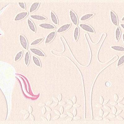 A.S. Creation Boys & Girls 6 | 369903 | Vliestapete Borten | 0.13 m x 5 m | Rosa