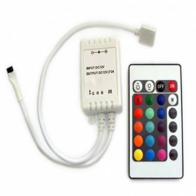 LED RGB Controller mit Infarot Fernbedienung